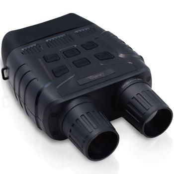 Preview: Jumelles de vision nocturne professionnelles binoculaires – caméra 4K avec vision nocturne infrarouge à 700 m – zoom numérique x8, emplacement pour carte SD