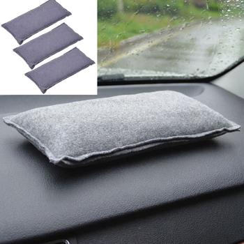 3 Déshumidificateurs Gel de Silice Réutilisables - Absorbeur Humidité & Odeurs - 1kg - Pour Armoire, Voiture, Camping, Cave