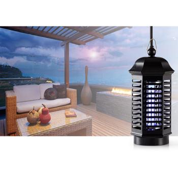 Preview: UV-Lichtfalle 4W - Effektive Bekämpfung von Mücken, Fliegen & Wespen - 30m² Abdeckungsbereich, IP20, schwarz, für Innen- & Camping-Gebrauch