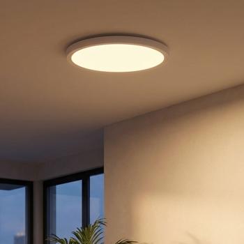 Preview: SmartLife WLAN LED Deckenleuchte, dimmbar, App-Steuerung, 29cm, elegantes weiss: Intelligente Beleuchtung für Ihr smartes Home