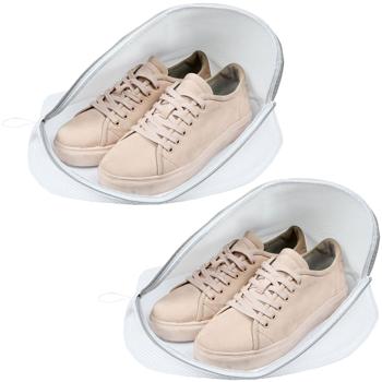 Lot de 2 filets à linge pour chaussures – sac de lavage avec fermeture éclair 42x24cm – protection optimale jusqu’à 95°C – pour machine à laver, armoire et voyage