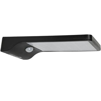 Preview: 4er-Set Solar Aussenwandleuchte mit Bewegungssensor - 50lm, IP44, spritzwassergeschützt - 120° Erfassung, 42 LEDs, warmweiss - Akku: 3.7V 2200mAh