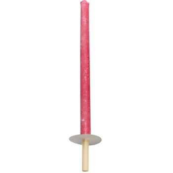 Preview: Torches cire extérieur (50 pcs) - 45 cm - Combustion 75 min - Manche bois & protection main - Déco fête jardin/mariage - Qualité Allemande
