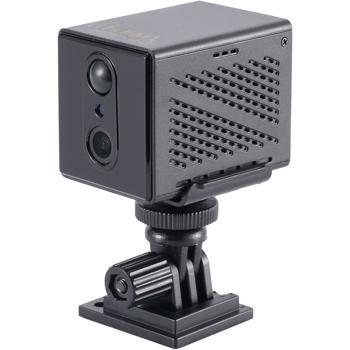 Preview: Mini-caméra de surveillance Wi-Fi mobile 2304x1296 - Accès à distance via App O-KAM Pro - Détection personne, vision nocturne, batterie 6 mois, audio 2 voies