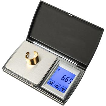 Preview: Balance numérique de poche (500 g/0,01 g) avec écran tactile – pesée précise de bijoux, or, épices et plus – 7 unités