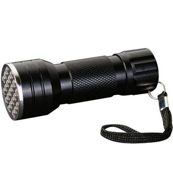 Preview: Lampe UV multifonction – lampe torche et détecteur de faux billets/faux papiers – 21 LED, à piles
