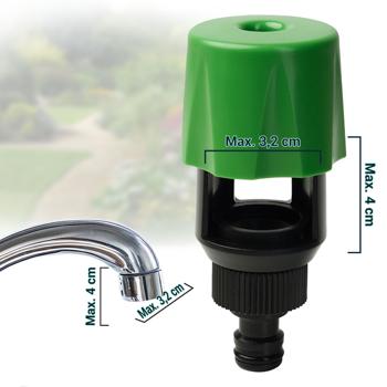 Preview: Universal Wasserhahn Adapter: Macht jeden Hahn zum Schlauchanschluss für Garten & Haushalt, praktisch & einfach zu montieren, für flexible Bewässerung