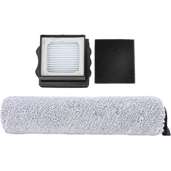 Ersatzteilset für Boden-Wischsauger CH16192 - HEPA- & Schwamm-Filter plus Reinigungswalze - Ideal für Allergiker - Erhält optimale Funktionalität BWS-500