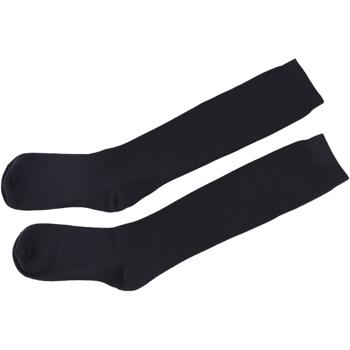 Preview: Chaussettes de contention de voyage – mi-bas de compression noirs taille M (39–43), contre jambes lourdes et chevilles gonflées