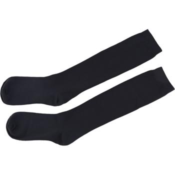 Preview: Chaussettes de contention de voyage – mi-bas de compression noirs taille L (43-47), contre jambes lourdes et chevilles gonflées