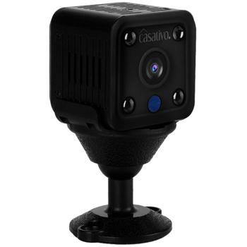 Preview: Microcamera IP a batteria HD 720p, grandangolo 120°, visione notturna, WLAN: discreta, potente, protegge la tua casa sempre e ovunque!