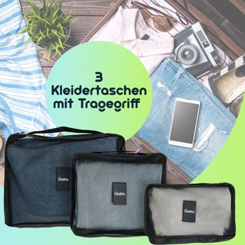 Preview: Vielseitige Organizer-Taschen (6er-Set) für Koffer, Rucksack & Reisetasche: Für strukturiertes Packen, kompakt, leicht & ideal für Reisen