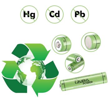 Preview: 8 accus AAA 1100 mAh avec boîte – piles rechargeables, puissantes, compatibles avec de nombreux appareils