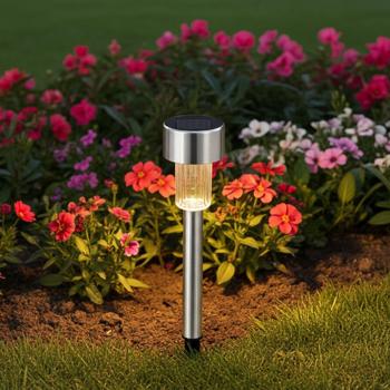 Preview: 18 mini-lampes d’extérieur – balises solaires avec capteur crépusculaire et piquet – résistantes aux intempéries – éclairage automatique et élégant pour des allées sûres