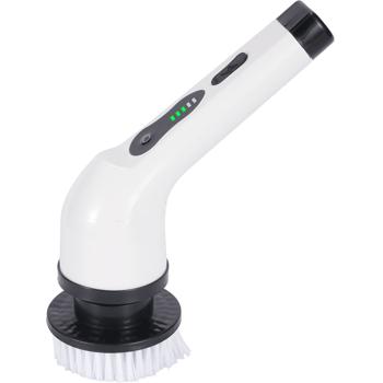 Effektive Elektrische Reinigungsbürste mit 9 Bürstenköpfen, Teleskopgriff, Akku, 7,2 Watt - Kabellos & kraftvoll – Für Bad, Küche & Aussenbereich - mühelose Sauberkeit