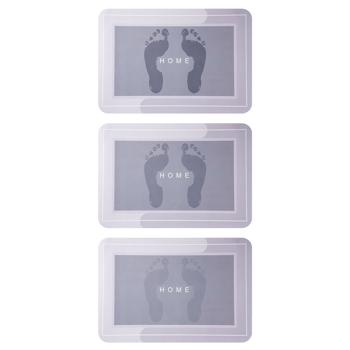 Anti-Rutsch Badezimmermatte 60x40 cm: Sicherer, weicher & saugfähiger, absorbierender Badezimmer-Vorleger –  Schluss mit rutschigen Fliesen im Bad & Dusche