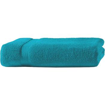 Serviette de bain luxueuse 100 x 150 cm – 100% coton – ultra douce, absorbante et à séchage rapide – design élégant avec 2 bordures pétrole