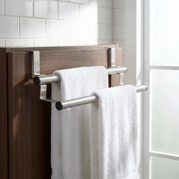 Preview: Portasciugamani, acciaio inox, estensibile circa 25 - 40 x 13,5 x 12 cm