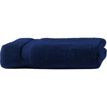 Serviette de bain luxueuse 100 x 150 cm – 100% coton – ultra douce, très absorbante & à séchage rapide – design élégant avec 2 bordures navy