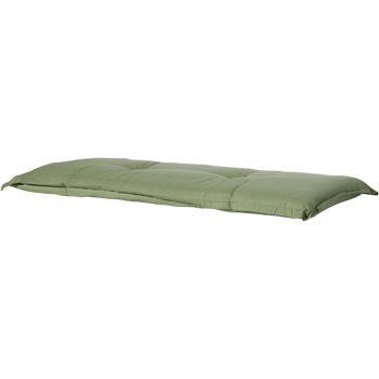 Preview: Bankauflage Grün 150x48 cm - Bequeme 6 cm Polsterung SG-20 - Sitzkissen für Gartenbank aus Baumwolle & Polyester - UV-Schutz, Gartenbankauflage
