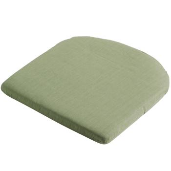 Coussin de chaise 46x48 cm vert – Coussins de siège confortables pour salle à manger et chaises de jardin – Épaisseur 4,5 cm – Protection UV – Avec liens de fixation – Garnissage SG-20