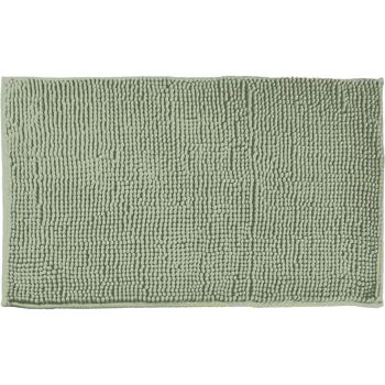 Preview: Tapis de salle de bains moelleux 75x45 cm vert – tapis de douche antidérapant avec douce structure en microfibre