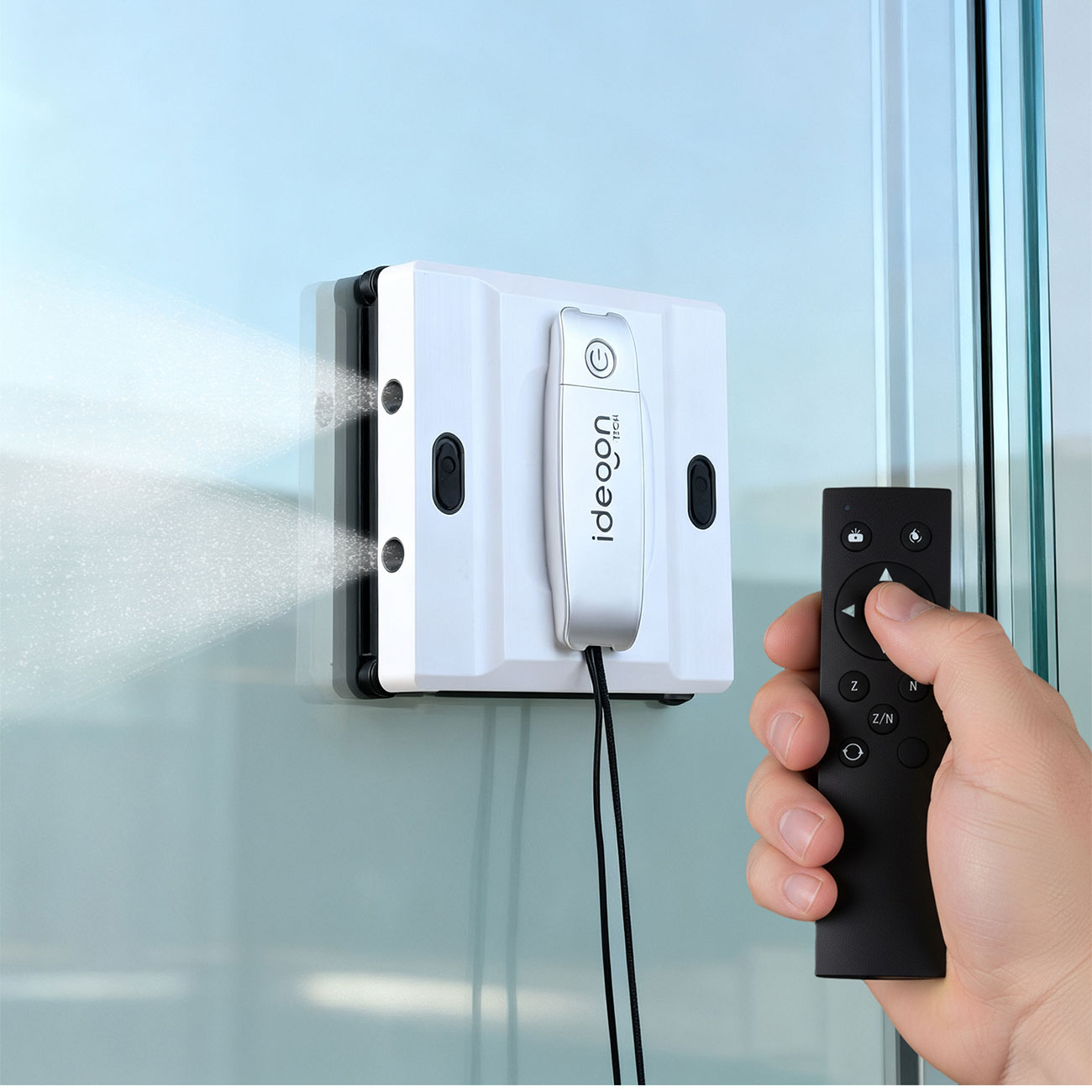 Profi-Fensterputz-Roboter mit Sprüh-Funktion & App-Steuerung