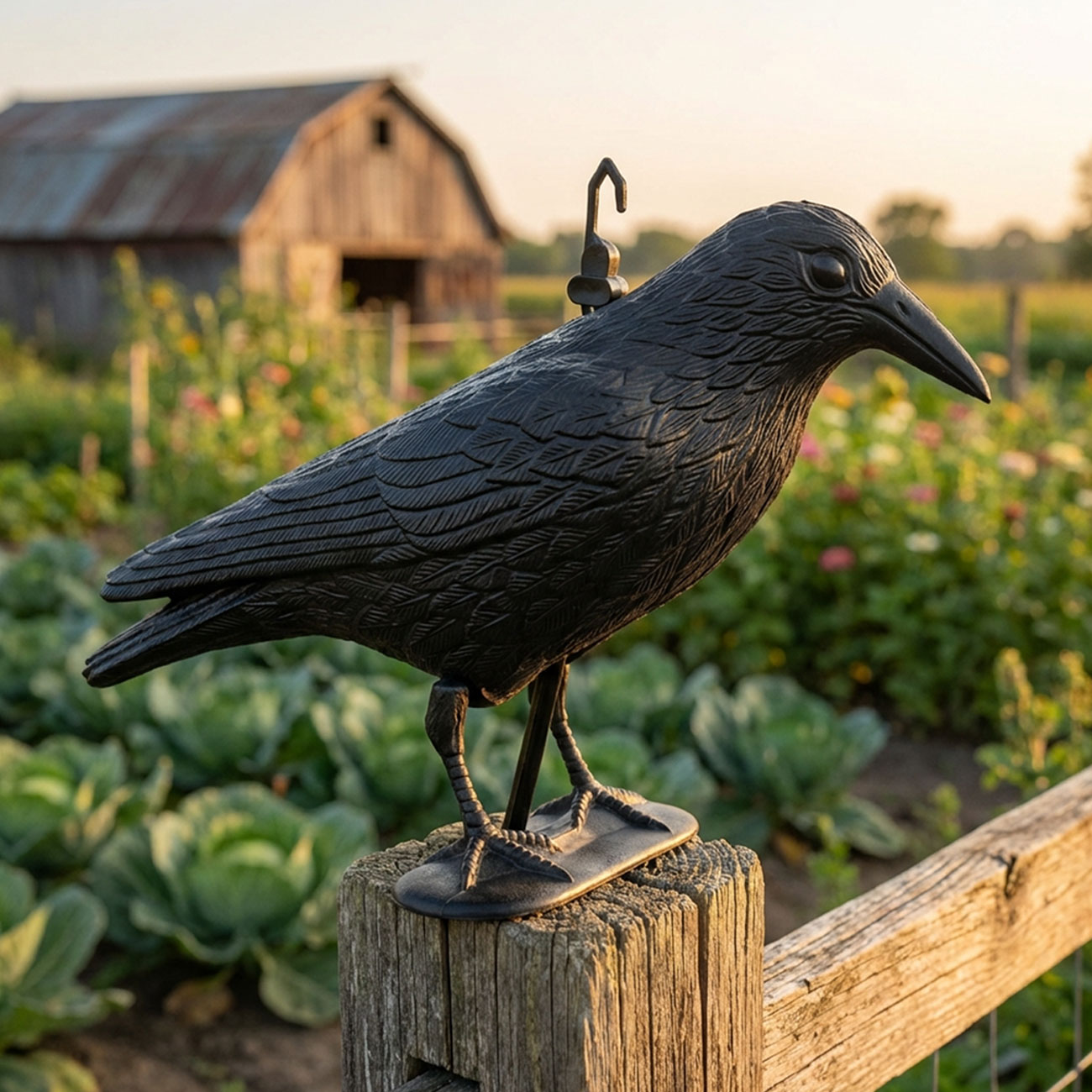 Vogelabwehr, Rabe,  35 x 19 x 13 cm