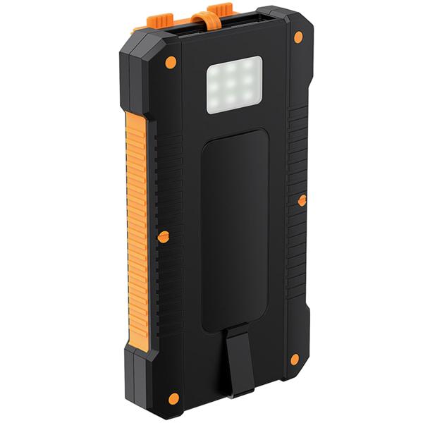 Solar-Powerbank 8.000 mAh IP65: Robust, 2x USB-A, LED-Licht – Eine Outdoor-Ladestation für Smartphone & Tablet auf jeder Tour