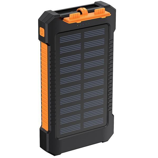 Solar-Powerbank 8.000 mAh IP65: Robust, 2x USB-A, LED-Licht – Eine Outdoor-Ladestation für Smartphone & Tablet auf jeder Tour