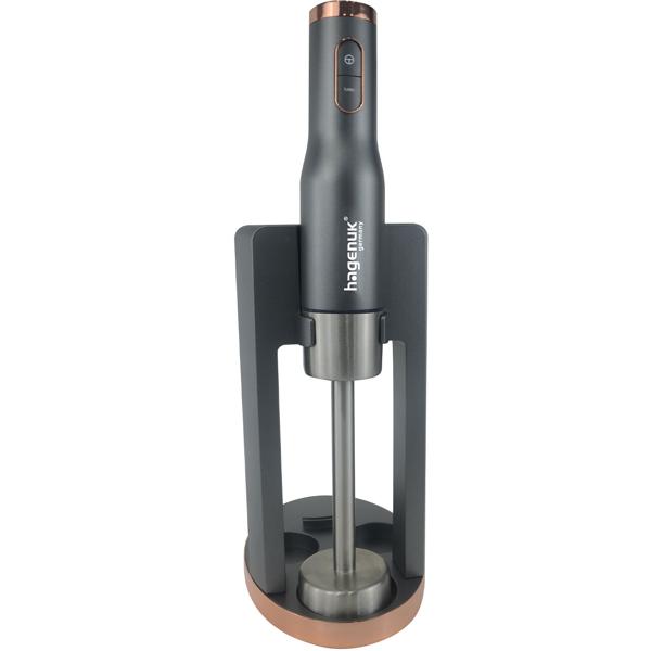 Premium 800W Stabmixer-Set, anthrazit-roségold: Schneebesen, Kartoffelstampfer & Pürierstab, Multifunktional für Hobbyköche & Profis