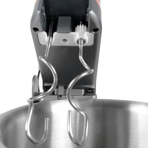 Premium Turbo-Handrührgerät mit 3,5L Edelstahl-Rührschüssel: 400 Watt, Kraftvolles Rühren & Kneten, für Backen & Kochen, leistungsstark & vielseitig