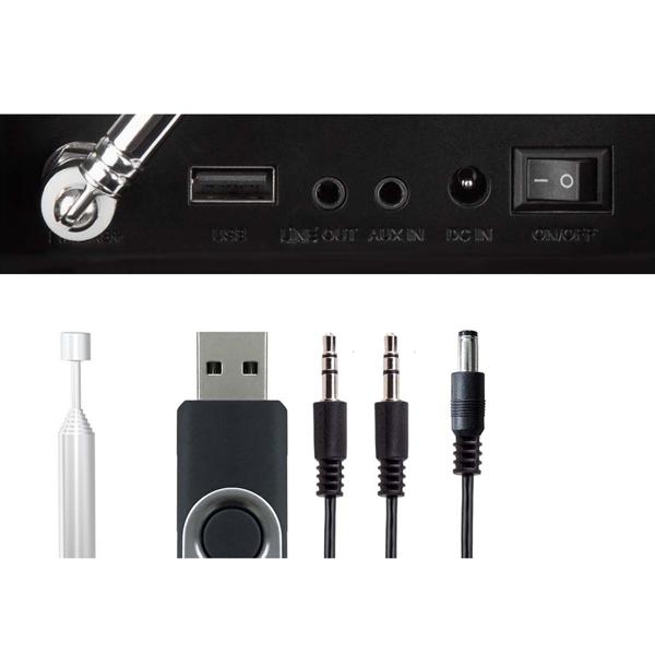 Modernes Unterbau-Küchenradio DAB+/FM mit EWF & Bluetooth 5.1 – Digitalradio mit TFT-Farbdisplay & Internetradio, inkl. Montagematerial