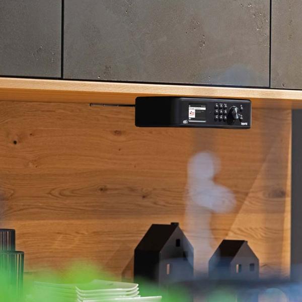 Modernes Unterbau-Küchenradio DAB+/FM mit EWF & Bluetooth 5.1 – Digitalradio mit TFT-Farbdisplay & Internetradio, inkl. Montagematerial