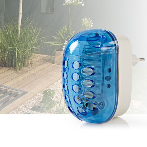 2er-Set Kompakter Steckdosen Insektenvernichter mit UV-A Licht (bis 20m²): Mücken & Fliegen effektiv & sicher loswerden | Geruchlos, giftfrei & ideal für Schlafzimmer, Küche & kleine Räume