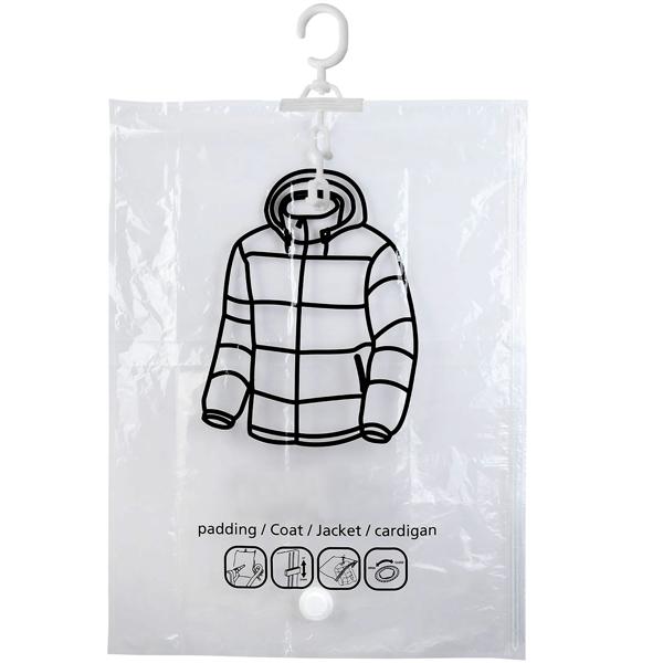 4er-Set Vakuum-Beutel mit Kleiderhaken, 67 x 90 cm: Ein effiziente Kleiderhülle für Bettwäsche & Kleidung - Schützen Sie Ihre Textilien