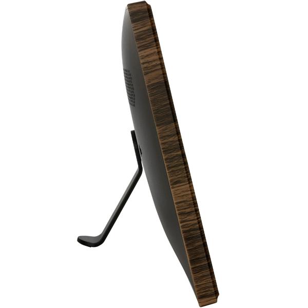 Digitaler Bilderrahmen in edler Holzoptik, App-Steuerung & weltweitem Bild-Upload, 10,1‘‘, für lebendige Erinnerungen, Modern & hochwertig