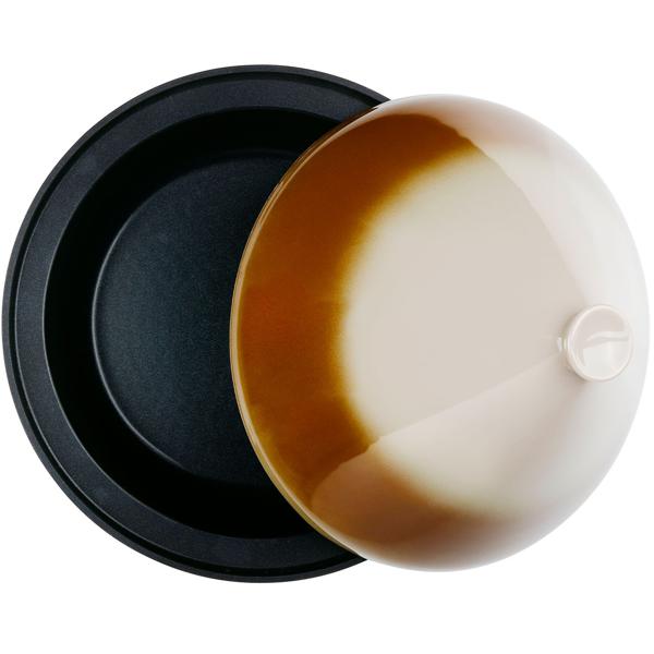 Tagine tradizionale (tajine) con coperchio in ceramica, 2,5 litri, Ø 30 cm: per brasare delicatamente e preparare piatti aromatici, cucina marocchina
