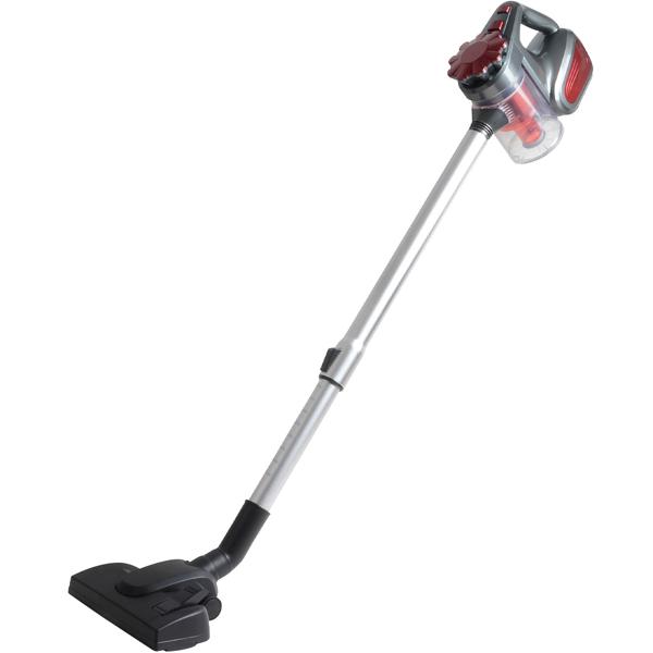 2-in1 Zyklon Staubsauger, 600W, bordeaux: Hand- & Bodenstaubsauger, leistungsstark, beutellos & leicht