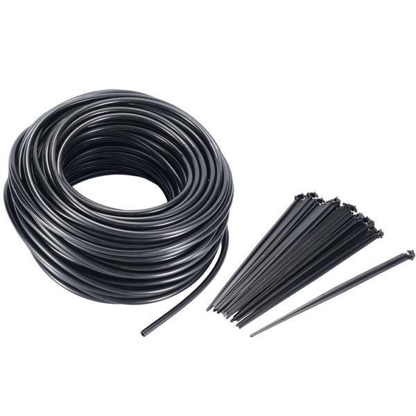 Système Arrosage Automatique 136 Pièces - Tuyau 2x 40m modulable - Économique en eau Jardin, Balcon - Compatible raccords standards