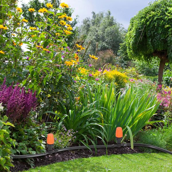 Système Arrosage Automatique 136 Pièces - Tuyau 2x 40m modulable - Économique en eau Jardin, Balcon - Compatible raccords standards