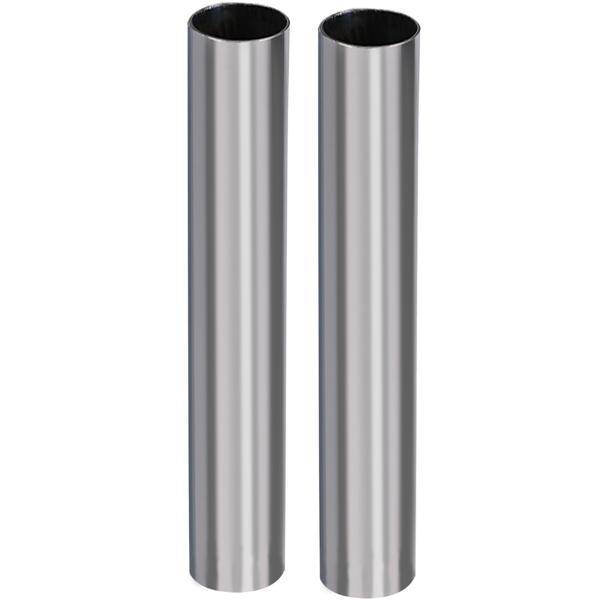 4er-Set Sichtschutzfolie silber-matt, 60 x 200 cm - selbstklebende Spiegelfolie mit UV-Schutz - hitzereduzierend & ideal für Fenster, Büro & Wohnräume