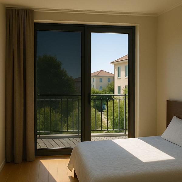 4er-Set Sichtschutzfolie silber-matt, 60 x 200 cm - selbstklebende Spiegelfolie mit UV-Schutz - hitzereduzierend & ideal für Fenster, Büro & Wohnräume