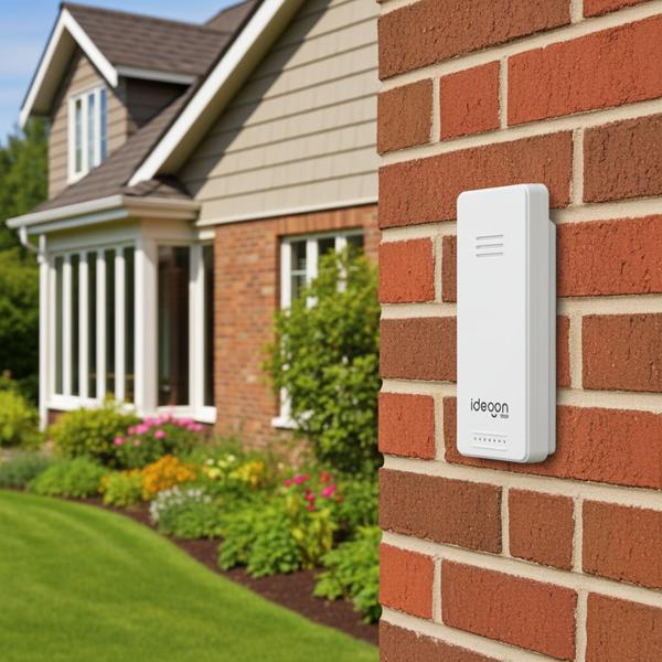 Thermometer und Hygrometer für innen & aussen, inklusive Funk-Aussensensor mit 60m Reichweite - Präzise Messungen für bestes Raumklima