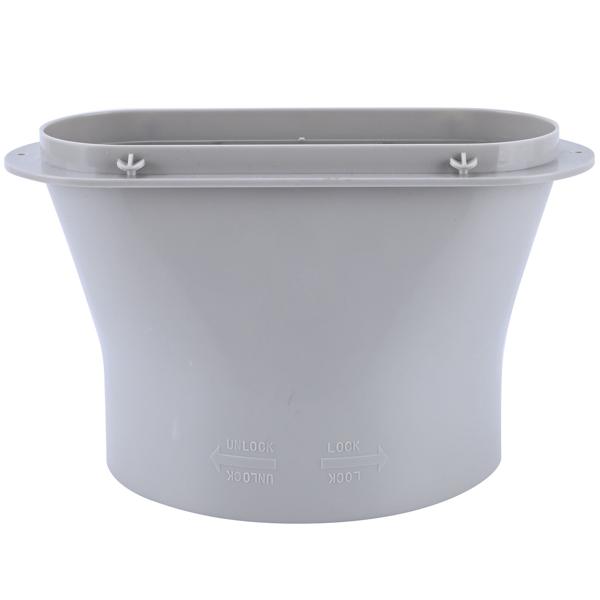 Abluftschlauch-Fenster-Adapter - Für mobile Klimaanlagen & Entlüftungssysteme - Ø 15,5 cm - Max. Kühleffizienz & einf. Abluftableitung