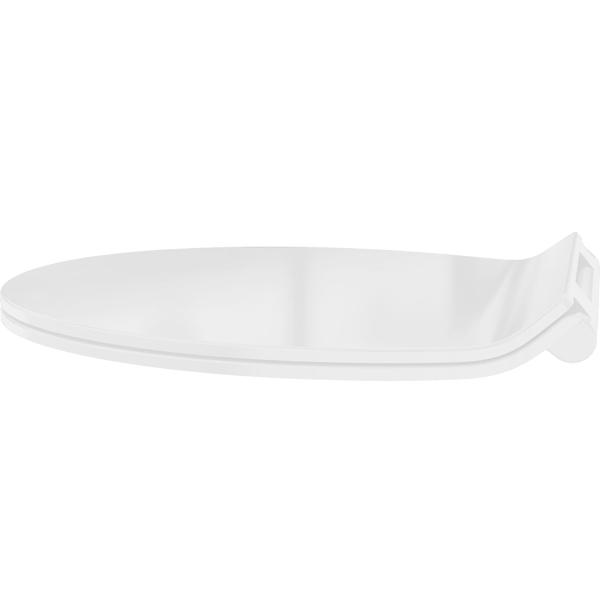 Sedile WC extrapiatto con meccanismo soft-close, bianco, design sottile con funzione di sgancio rapido per una facile pulizia