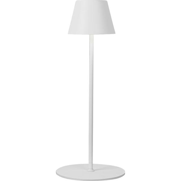 Moderne höhenverstellbare LED-Stehlampe, dimmbar, weiss, 50 /90/130 cm - ein elegantes Stimmungslicht für Wohnzimmer, Schlafzimmer & Büro