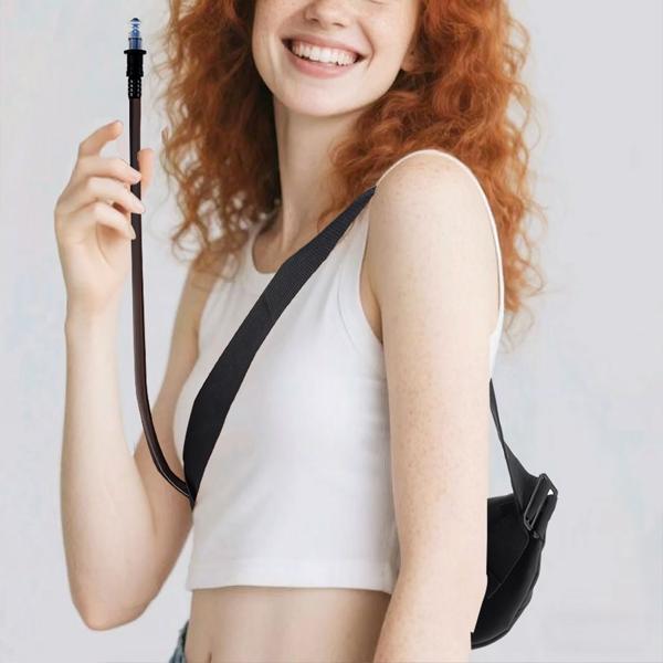 Ultraleichte Umhängetasche mit Trinkblase, 1l - ideal fürs Wandern, Laufen, Biken, Sport und Outdoor