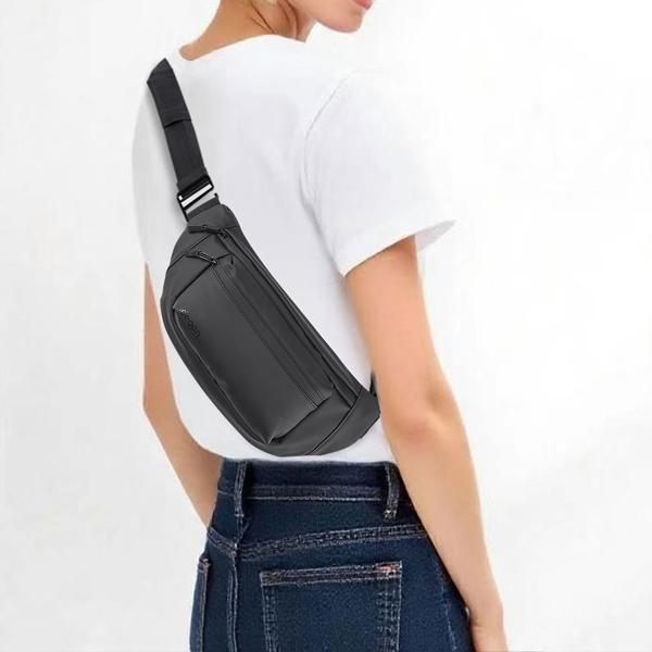 Ultraleichte Umhängetasche mit Trinkblase, 1l - ideal fürs Wandern, Laufen, Biken, Sport und Outdoor