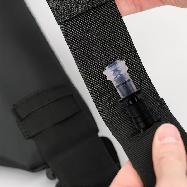 Ultraleichte Umhängetasche mit Trinkblase, 1l - ideal fürs Wandern, Laufen, Biken, Sport und Outdoor